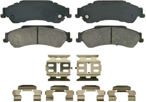 Wagner QuickStop ZD729 Ceramic Disc Pad Set Includes Pad Installation Hardware, Rear