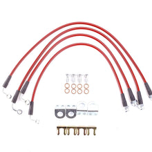 Power Stop BH00139 Stainless Steel Front and Rear Brake Hose Kit