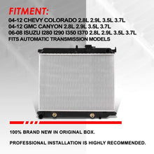 2707 Factory Style Aluminum Cooling Radiator Replacement for 04-12 Colorado/GMC Canyon/Isuzu I280/I290/I350/I370 AT