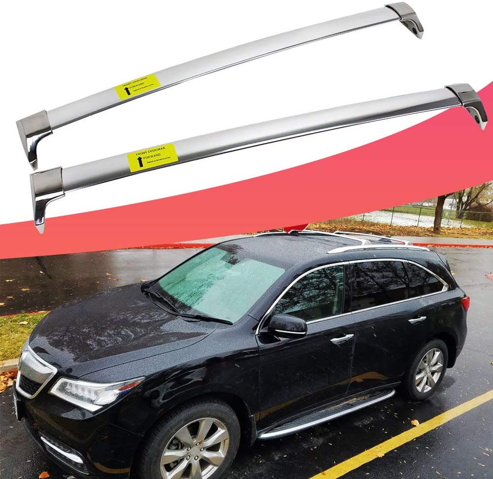 SnailAuto Stainless Steel Cross Bar Fit for Acura MDX 2014-2019 Roof Rack Roof Rail