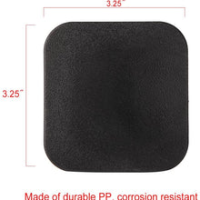 CZC AUTO Trailer Hitch Cover, 2 inch Tow Receiver Tube Plug Cap, 2" Black Hitch Ball Insert Compatible for Toyota Mercedes Mopar Audi F150 Ford GMC Truck Chevy Jeep Lexus 4runner (2"X2" 2Packs, Black)