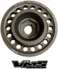 VMS Racing 93-01 Light Weight Billet Aluminum Crankshaft CRANK PULLEY Compatible with Honda Prelude with the 2.2L DOHC VTEC H22 H22A1 H22A4 engines 1993-2001