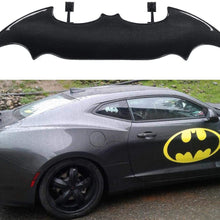 ICBEAMER 55" Batman Style Real Carbon Fiber Adjustable Rear Trunk Auto Spoiler Wing w/Rear Brake LED Stop Light Strips