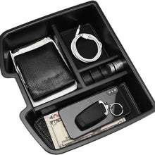 Seven Sparta Center Console Organizer for GMC Sierra Yukon Chevrolet Avalanche Chevy Silverado Tahoe Suburban 2007-2014 ABS Tray Armrest Storage Box