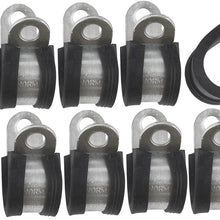 AB Tools Brake Pipe Clips Rubber Lined P Clips 1/2" (12.7mm) Lines Pack of 10 FL37