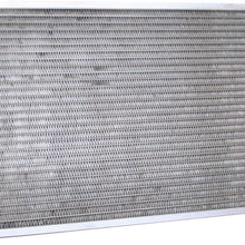 Griffin Radiator 2-58185-X 22" x 13" Scirocco Dual Pass Right Race Radiator,Silver/Gray