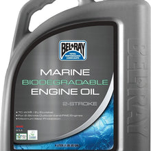 Bel-Ray 99700-BT4-4PK Biodegradable Marine 2-Stroke Engine Oil - 4 Liter Bottle, (Case of 4)