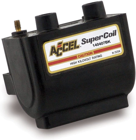 ACCEL (ACC 140407BK) Dual Fire Black Super Coil