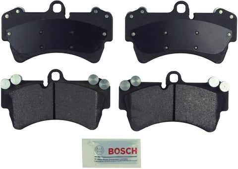 Bosch BE1014 Blue Disc Brake Pad Set for 2007-15 Audi Q7, 2003-10 Porsche Cayenne, and 2004-10 Volkswagen Touareg - FRONT