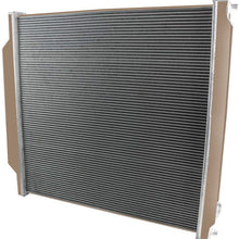 ALLOYWORKS 4 Row Core Aluminum Radiator For 2003-2007 Ford F250 F350 F450 F550 F53 6.0L Turbo Diesel Powerstroke
