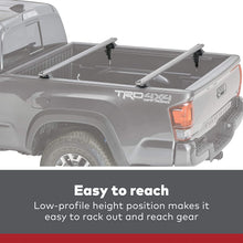 YAKIMA, Bedrock HD Low Profile Heavy Duty Truck Bed Rack for Trucks and Trailers with Open Rails (300lb On Road Capacity)