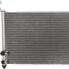 QUALINSIST A/C Air Condenser Assembly for 2011-2017 L-exus CT200h 2010-2015 T-oyota Prius 2012-2015 T-oyota Prius Plug-In 2012-2017 T-oyota Prius V