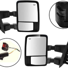 Auto Express Towing Mirrors Powered for Ford F250 F350 F450 F550 Left Right Driver & Passenger Side Tow – Smoke Signal