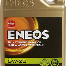 ENEOS 5W-20 Fully Synthetic Motor Oil, 5 Quart (Pack of 1)