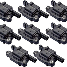 Pack of 8 Ignition Coils for - Cadillac Chevy GMC Pontiac - G8 Grand Prix H3 Tahoe Yukon Silverado Impala Trailblazer Avalanche 5.3L 6.0L V8-12611424 12570616 8125706160 D510C