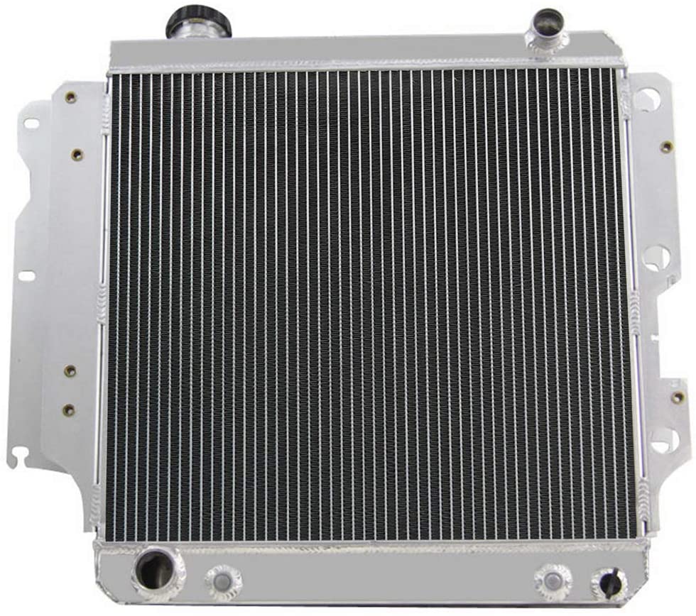 CoolingSky 3 Row All Aluminum Radiator for 1987-06 Jeep Wrangler YJ TJ 2.4/2.5/4.0/4.2L - Direct Replacement