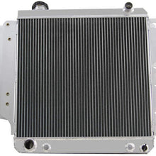 CoolingSky 3 Row All Aluminum Radiator for 1987-06 Jeep Wrangler YJ TJ 2.4/2.5/4.0/4.2L - Direct Replacement