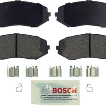 Bosch BE1188H Blue Disc Brake Pad Set with Hardware for 2006-13 Suzuki Grand Vitara - FRONT