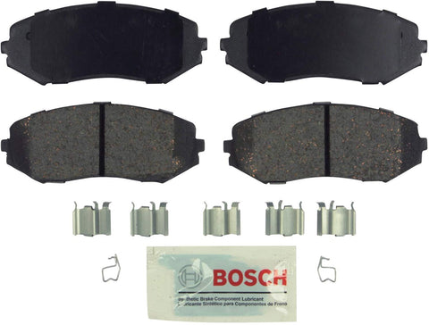 Bosch BE1188H Blue Disc Brake Pad Set with Hardware for 2006-13 Suzuki Grand Vitara - FRONT