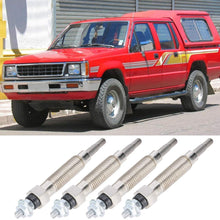 KIMISS Car Spark Plugs, Steel 4Pcs/Set Diesel Heater Glow Plugs Fit For L200 L300 0250202092