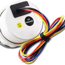 Electronic Suspension Air Pressure Gauge 2" Triple Digital Display 220 PSI Includes sensors kits In On Dash