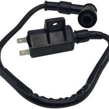 SHUmandala 21121-1229 21121-1160 21121-1198 Ignition Coil fit Kawasaki Bayou KLF400 KLF220 KLF250 1988-2011/Prairie KVF300 KVF360 KVF400 1997-2012/ Eliminator 125 BN125 2001-2009