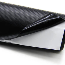 TCBunny CFW-1515-BK 60 x 60 Inches 0.15mm Thickness Black 3D Carbon Fiber Hood Roof Trunk Vinyl Film Wrap-60 x 60In (5 x 5FT) Sheet Twill Weave