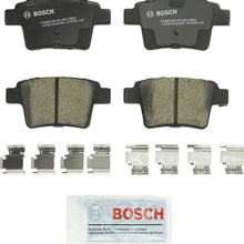 Bosch BC1071 QuietCast Premium Ceramic Disc Brake Pad Set For Select Ford Five Hundred, Freestyle, Taurus, Taurus X; Jaguar X-Type; Mercury Montego, Sable; Rear