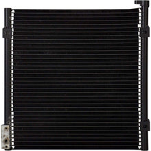 VioletLisa All Aluminum Air Condition Condenser 1 Row Compatible with 1997-2000 EL 1996-2000 Civic Without Oil Cooler