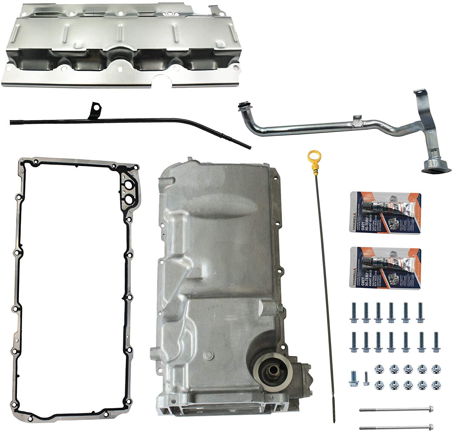 LOSTAR Muscle Car Engine Oil Pan Kit Fits LS1 / LS3 / LSA/LSX Engines 19212593