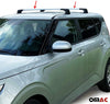 Roof Rack Cross Bars Luggage Carrier 2 Pcs. Silver Set Fits Kia Soul 2020-2021 | Aluminum Silver Cargo Carrier Rooftop Luggage Crossbars