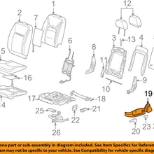 General Motors Chevrolet GM OEM 09-13 Impala Driver Seat-Outer Finish Panel Left 19124528