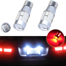cciyu T10 LED Bulbs Bright Error Free 912 921 906 10SMD LED Bulbs LED Backup Reverse Light Bulb Parking Lights License Plate Lights,2Pack