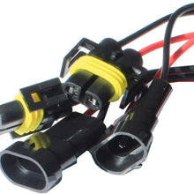 BSLighting 1 Pair (2pcs) H8 H11 LED Headlight DRL Fog Light Load Resistors Wiring Harness Canbus