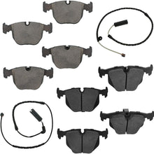 Front & Rear Ceramic Disc Brake Pad & Wear Sensor Kit LH & RH Sides for BMW X5