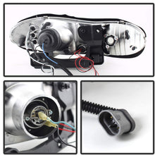 Spyder Auto 5078261 LED Halo Projector Headlights Black/Smoked