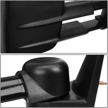 Right Side Black Power Heated Telescoping Side Towing Mirror Replacement for Chevy/GMC Silverado Sierra GMT800 99-02