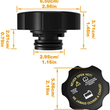 ASOOLL 15066786, 15075118, 22652695, 22671020 GM original equipment replacement heavy-duty pressure engine coolant reservoir cover, 15 P.S.I. radiator regulator cover