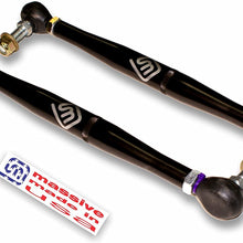 Massive Adjustable Front Anti Roll Sway Bar End Links Nissan Sentra B16 07-12 SE-R Spec V Race Spec Street Performance (Purple)