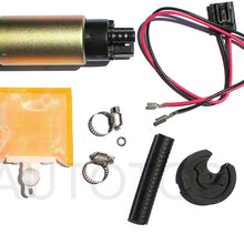 AUTOTOP New High Performance Universal Electric Intank Fuel Pump with Installation Kit For Multiple Models E2068