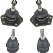 Ball Joints Front Upper & Lower Kit Set of 4 Compatible with Chevy GMC Truck Van
