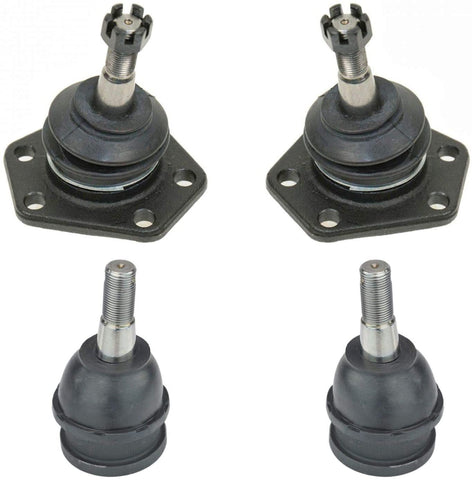 Ball Joints Front Upper & Lower Kit Set of 4 Compatible with Chevy GMC Truck Van