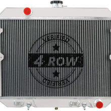 CoolingSky 62MM 4 Row Core Aluminum Radiator for Nissan Datsun 280ZX 1981-1983