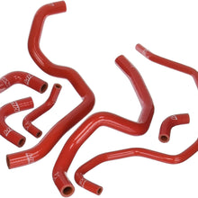 HPS 57-1516-RED Red Silicone Radiator + Heater Hose