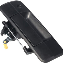 Replacement Tailgate Handle Latch with Keyhole - Replaces 69090-0C040, 690900C040, 81213 - Fits Toyota Tundra 2007, 2008, 2009, 2010, 2011, 2012, 2013 - Liftgate Latch Handle Trim with Clips - 07-13