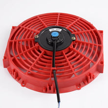 2 ROW Aluminum Radiator Replacement For HONDA CIVIC D15/D16 EG EK 1992-2000 + 12" Red Fan