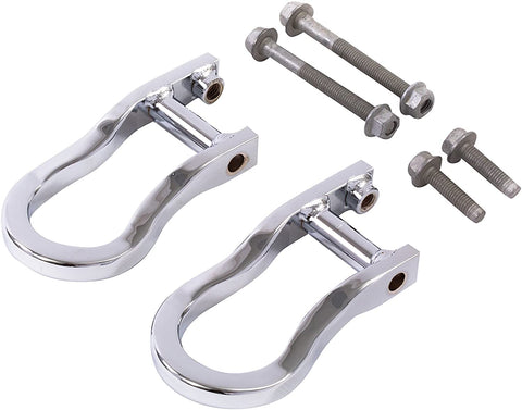 GM Accessories 84072462 Front Recovery Hooks in Chrome