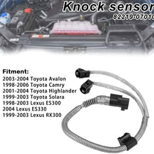 111415-19238A Knock Sensor Wire Harness Compatible with Lexus Toyota Avalon Camry Highlander Solara Replace# 82219-33030 8221933030 82219-07010