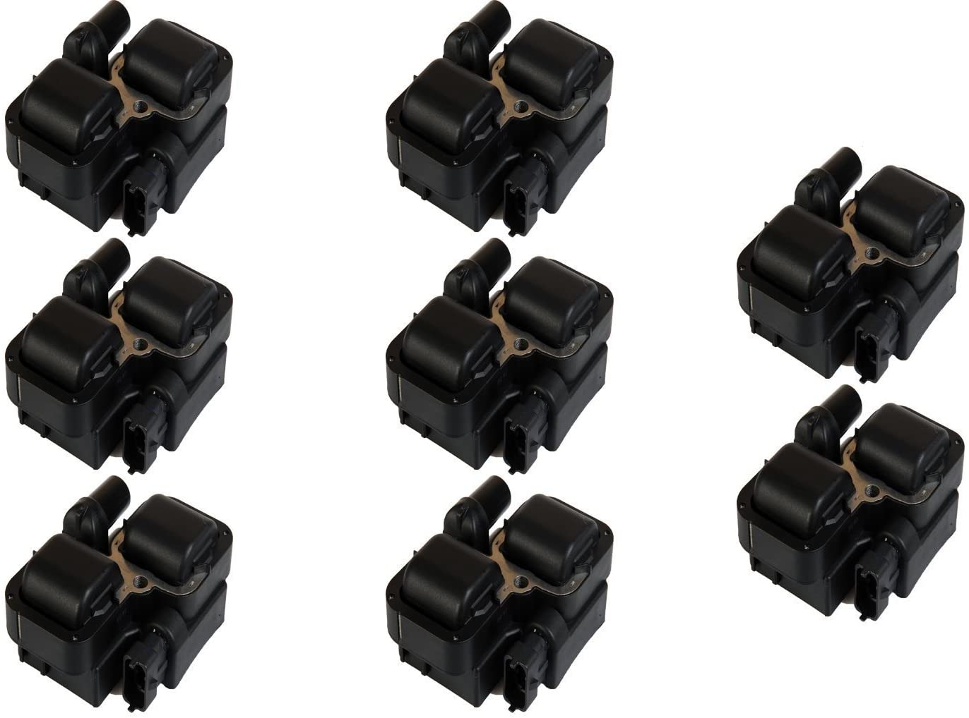 ENA Pack of 8 Ignition Coils Compatible with Mercedes-benz C CL CLK ML SL SLK E AMG Class 4.3L 5.0L 5.5L V8 0001587803 0001587303