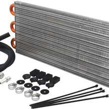 Allstar ALL26708 20" Length x 7.5" High Universal Transmission Cooler Kit with 3/8" Barbed Fitting